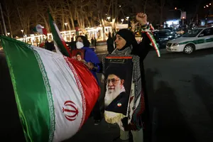 مراسم عزاداری در سوگ رهبر شهید انقلاب - میدان تجریش