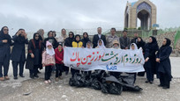 از مزار شهدا تا پاسداری از زمین؛ روز زمین پاک با حضور دانش&zwnj;آموزان سما در شیرکوه