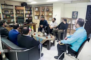 دیدار مدیران بنیاد ملی بازی&zwnj;های رایانه&zwnj;ای با محمدمهدی خیرجو مدیرعامل خبرگزاری آنا