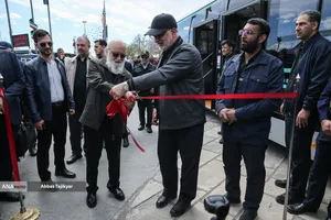 رونمایی از ۵۰ اتوبوس برقی جدید در تهران