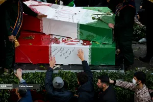 مراسم تشییع پیکرهای شهدای مدافع امنیت و مردم مظلوم