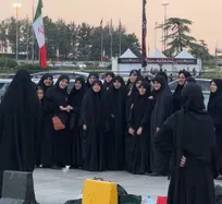 خادمان کمیته زنان اربعین حسینی از میدان آزادی بدرقه شدند