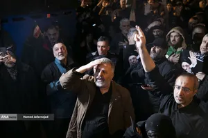 دومین شب عزاداری در سوگ رهبر شهید انقلاب - خیابان نبرد