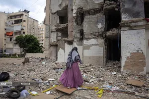  مردم مقاوم لبنان بعد از اعلام آتش بس 10 روزه