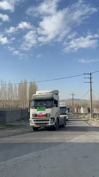 حرکت کاروان خودرویی در بنه‌کهل به مناسبت سالروز جمهوری اسلامی