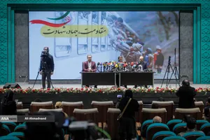 نشست خبری سردار حسین معروفی معاون هماهنگ کننده سازمان بسیج