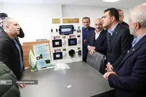 مراسم افتتاح برج فناوری و نوآوری ایثار و شاهد با حضور حسین افشین معاون علمی، فناوری و اقتصاد دانش&zwnj;بنیان رئیس جمهور و سعید اوحدی رئیس بنیاد شهید و امور ایثارگران