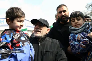 سردار اسماعیل قاآنی، فرمانده نیروی قدس سپاه در مراسم راهپیمایی 22 بهمن