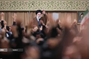 دیدار دانش&zwnj;آموزان و دانشجویان با رهبر معظم انقلاب