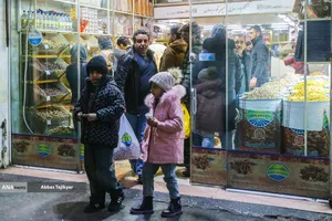 بازار خرید عید نوروز در تهران - آجیل