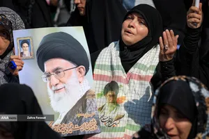 راهپیمایی مردم تهران در محکومیت حملات آمریکایی - صهیونیستی