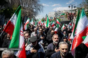 مراسم چهلمین روز شهادت حضرت آیت&zwnj;الله&zwnj; خامنه ای رهبر شهید انقلاب - 2