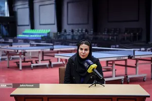 ندا شهسواری، قهرمان تنیس روی میز 