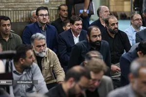 محمد مخبر عضو مجمع تشخیص مصلحت نظام در آیین یادبود شهدای رسانه ملی