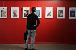 افتتاح نمایشگاه تصویرسازی &laquo;با هم برای ایران&raquo;