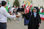 استقبال رنجبر از دانشجویان دانشگاه آزاد