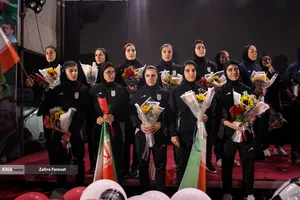 مراسم استقبال از تیم ملی فوتبال زنان