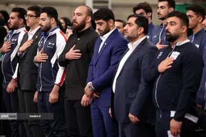 دیدار قهرمانان ورزشی و مدال&zwnj;آوران المپیادهای علمی با رهبر معظم انقلاب