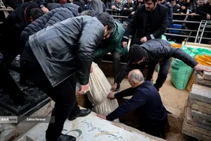 مراسم تشییع پیکر &laquo;رضا رویگری&raquo;