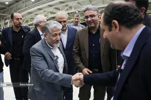 دکتر بیژن رنجبر رییس دانشگاه آزاد اسلامی در مراسم افتتاحیه سومین دوره نمایشگاه فناوری و نوآوری فن نما 1404