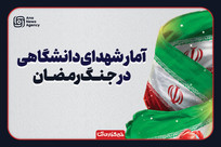 آمار شهدای دانشگاهی جنگ رمضان