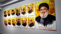 «ققنوس قدس» بال و پر گشود/ نقاشی فرماندهان حزب‌الله دیوارکوب حوزه هنری شد