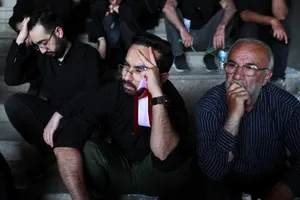 مراسم وداع با رهبر شهید انقلاب حضرت آیت الله سیدعلی خامنه&zwnj;ای (ره) و خانواده ایشان