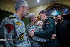 سردار احمدرضا رادان فرمانده انتظامی کل کشور در مراسم گرامیداشت ۵۷ شهید اقتدار ارتش