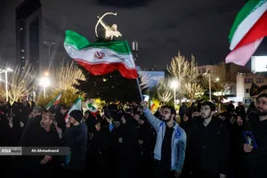 مراسم عزاداری در سوگ رهبر شهید انقلاب - میدان ونک