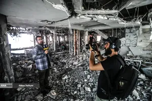 کمک نیروهای جهادی به جنگ زدگان