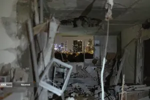 ویرانی های گسترده در سرزمین های اشغالی بر اثر حملات موشکی ایران