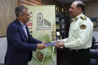 تقدیر رئیس دانشگاه آزاد اسلامی خراسان‌رضوی از فرمانده انتظامی مشهد