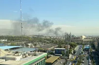 آتش‌سوزی در ساختمان نیمه‌کاره ۶ طبقه در خیابان قنبرزاده/ حریق بدون مصدوم مهار شد
