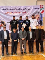 راهیابی دانشجو دانشگاه آزاد دامغان به تیم کشتی منتخب دانشگاه آزاد اسلامی