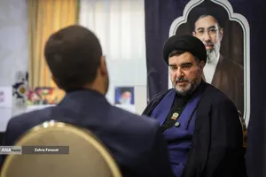 گفتگو با مهمانان خارجی آیین بدرقه آقای شهید ایران، رهبر شهید انقلاب
