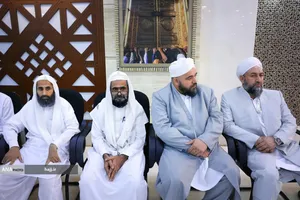 دیدار صمیمانه علمای اهل سنت با سرپرست حجاج ایرانی در مکه