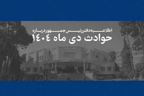 فهرست اسامی و مشخصات ۲۹۸۶ جان‌باخته حوادث دی‌ماه ۱۴۰۴ منتشر شد