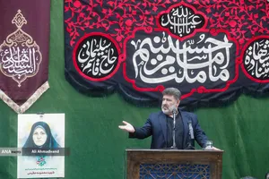 سعید حدادایان در آیین یادبود شهدای رسانه ملی