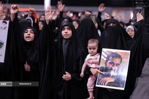 عزاداری هیئت&zwnj;های دانشجویی به مناسبت اربعین حسینی در جوار محل شهادت رهبر شهید انقلاب