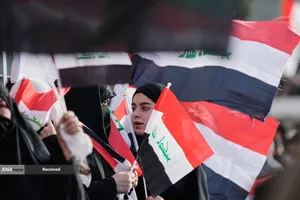راهپیمایی میلیونی عراقی&zwnj;ها در حمایت از ایران و جبهه مقاومت