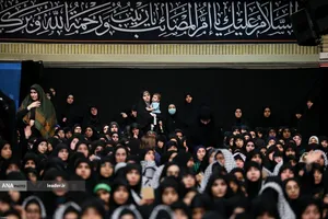 مراسم عزاداری هیأت&zwnj;های دانشجویی در حسینیه امام خمینی(ره)