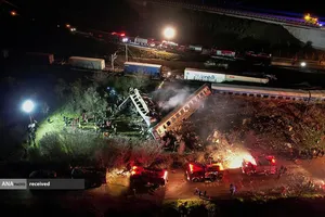 برخورد مرگبار دو قطار در یونان