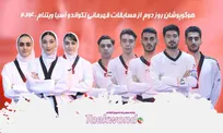 طلا بر گردن حاجی موسایی و یزدانی/ ۵ مدال رنگارنگ حاصل تلاش نمایندگان ایران در روز دوم