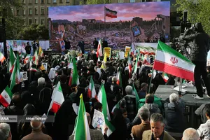 آیین چهلمین روز نوگلان دانش آموز میناب