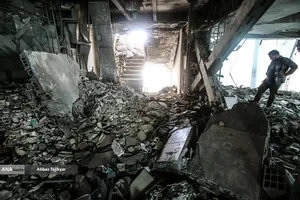 کمک نیروهای جهادی به جنگ زدگان