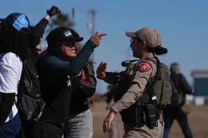 ضرب و شتم معترضان در آمریکا