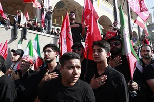مراسم وداع با رهبر شهید انقلاب حضرت آیت الله سیدعلی خامنه&zwnj;ای (ره) و خانواده ایشان