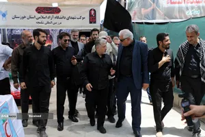 بازدید دکتر رنجبر از گذرگاه مرزی شلمچه و روند خدمت&zwnj;رسانی در موکب دانشگاه آزاد اسلامی