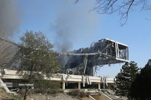 تجاوز هوایی آمریکا و صهیونیستی به ورزشگاه ۱۲هزار نفری آزادی 