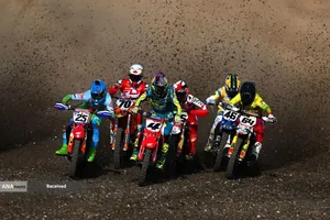مسابقه MXGP موتور کراس ملل 2024 در وینچستر، انگلستان